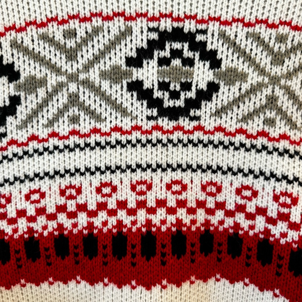 BB‎ Dakota- Winter Fair isle Oversized Cardigan. Size Medium - Picture 4 of 9